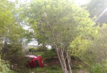 Vuelco en el camping municipal de Ushuaia