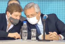 Obra pública y generación de empleo: Los convenios que firmó Melella con Alberto Fernández