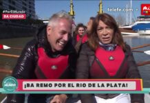 Marley y Lizy Tagliani visitan Ushuaia