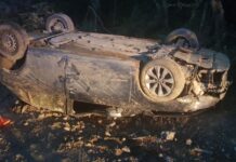 Otro vuelco en el Parque Nacional