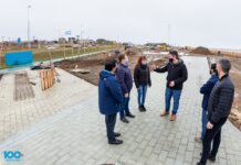 Avanza la obra del Parque de los 100 años en Río Grande