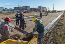 Avanza la obra de extensión de la Av. San Martin en Río Grande