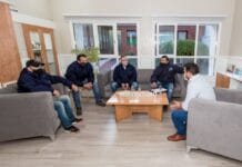 Luego del incendio de la fábrica Australtex, Vuoto se reunió con los trabajadores