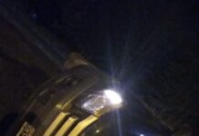 Estaba borracho, con la licencia vencida y volcó