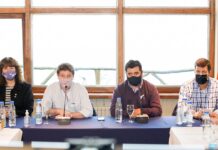 El Gobernador anunció la pavimentación de la bajada del Lago en Tolhuin