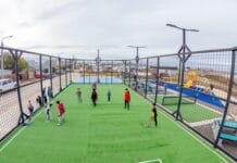Nuevo playón deportivo en el Pasaje Luján del barrio Maria Auxiliadora