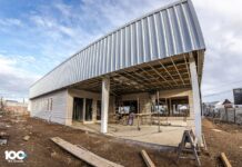 60% de avance de obra en el nuevo Gimnasio de Chacra IV