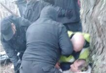 Familiares y amigos de los detenidos en el desalojo en Ushuaia pidieron por su liberación