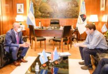 Melella firmó un convenio con Nación para la construcción del muelle turístico en el puerto de Ushuaia