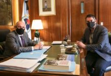 El intendente Perez y el Ministro de Transporte de Nación avanzaron en infraestructura para la ciudad