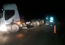 Ushuaia: Despistó un camión en la calle Alem