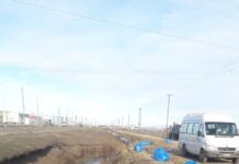 Realizaron operativo de limpieza en el desagüe aledaño a la ruta 3