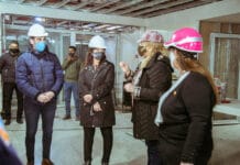 Río Grande: Castillo recorrió los avances de obra en la guardia del hospital