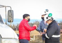 Finalizaron las obras de conexión de gas en el barrio “Nacidos y Criados” de Tolhuin