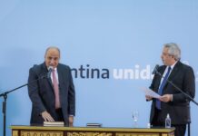 El Presidente tomó juramento a los nuevos ministros del Gabinete