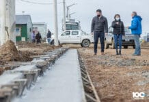 Avances de las obras en el barrio Bicentenario