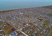 Una empresa privada rompió un caño de agua afectando a ocho barrios de Río Grande