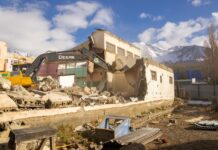 Empezó la demolición del último edificio donde se instalará el Centro de Rehabilitación en Ushuaia