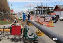 Avanza la obra de saneamiento en el Casco Histórico de Río Grande