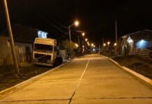 Obras viales en Río Grande: El Municipio pavimenta más cuadras en Chacra XI