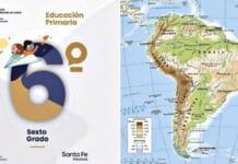 En Santa Fe un cuadernillo escolar denominó Falkland a las Islas Malvinas