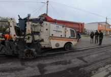 Comenzó la recuperación vial en el centro de Río Grande