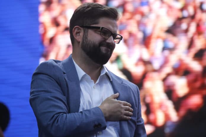 Cierre de campana del candidato a presidencial Gabriel Boric 16/12/2021