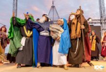 Se realizó el Pesebre Viviente en el Parque de los 100 Años