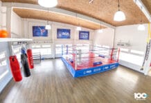 La campeona Mundial de Boxeo visitó el Gimnasio de Artes Marciales y Deportes de Contacto