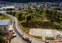 Llevan adelante el mejoramiento de la zona centrica de Ushuaia