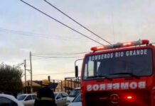 Incendio en una fiambrería en Chacra II