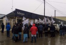 Trabajadores de Iatec se manifestaron frente a Mirgor