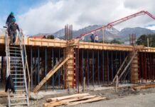Avanzan los trabajos en la obra del Hospital y del Centro de Rehabilitación de Ushuaia