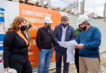 Avanza la obra de construcción de la nueva Comisaría del barrio Vicente en Ushuaia