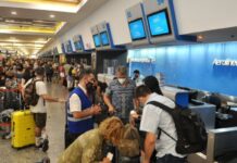 Hay ingreso restringido a Aeroparque
