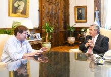 Melella y el presidente Fernández analizaron el crecimiento de Tierra Del Fuego