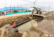 Comenzaron las obras para evitar la inundación de calles