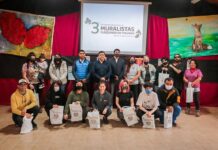 En Tolhuin inauguraron el tercer encuentro de muralistas