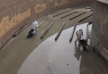 El Municipio realiza trabajos de limpieza y mantenimiento en la planta depuradora