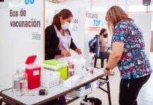 Continúa la vacunación contra el COVID en toda la Provincia