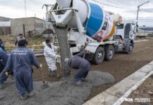 Avanzan los trabajos en el barrio Solar de la Laguna
