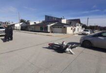 Un motociclista herido en un accidente en Tolhuin