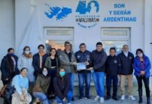 Estudiantes de la UNTDF homenajearon a veteranos de Malvinas en Río Grande
