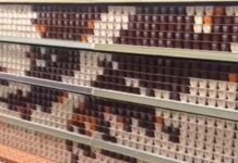 Formaron las Islas Malvinas con postres en una góndola de supermercado y causó furor en las redes