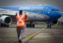 Aerolíneas implementa una nueva ruta de vuelos a la Patagonia que dejó afuera a Ushuaia