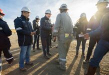 Una visita al yacimiento petrolero
