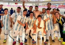 Argentina, subcampeón en el Mundial de fustal para personas con síndrome de Down