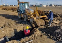 Continúan las obras para evitar la inundación de calles