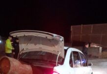 Escapaban de la policía y los detuvo la escarcha