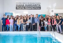Nueva pileta terapéutica en el Centro Mamá Margarita